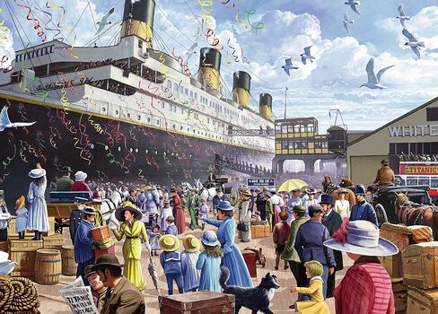 Jigsaw Puzzles for Adults 1000 Piece R.M.S. Titanic 27.56 x 19.69 Inch Puzzles for Adults Kids Educational Game Challenge Toy Puzzles 1000 Pieces for Adults in Saudi Arabia