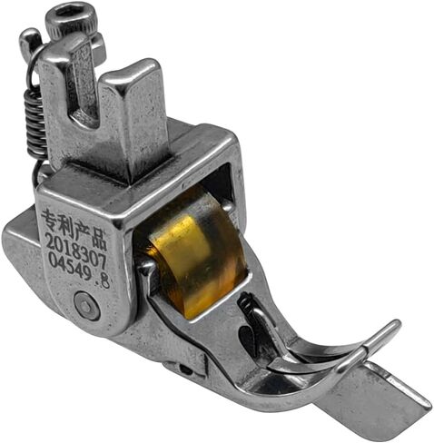 SP-18 Right Edge Guide Presser Foot with Roller Wheel for Industrial 1-Needle Lockstitch Sewing Machine Singer, Brother, Janome, Juki in Saudi Arabia