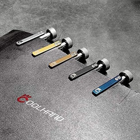 Cool Hand 5" Retractable Office Business Writing Pen with Fidget Spinner, EDC Ballpoint Pen, Carbon Fiber Barrel, Ballpoint Ink Refillable, CNC Machined Clip in Kuwait