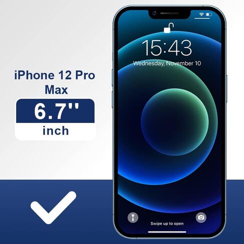 واقي شاشة من الزجاج المقوى للخصوصية من ImpactStrong لهاتف iPhone 14 Pro Max [إطار سهل التركيب] [خالي من الفقاعات] [صلابة 9H] صديق للحافظة، 6.7 بوصة - (عبوتان) in Kuwait