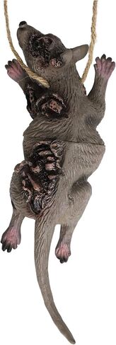 Halloween Hanging Bats Decoration Terrible Prank Props Ornament Realistic Scary Fake Dead Mouse Rat Spider Cats Dogs Toys Halloween Zombie Vampire Party Decor Supplies for Haunted House Theme Party in Kuwait