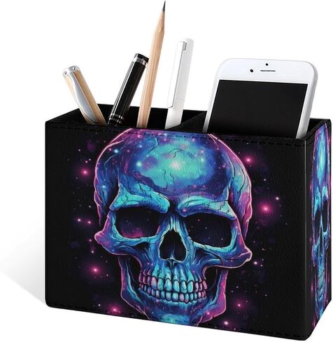Famame Bass Fish Fishing Hunting Camping Pencil Holder for Desk, Leather Desktop Container Pen Cup Storage Study Table Pen Organizer Makeup Brush Holder for Classroom Office Home in Saudi Arabia