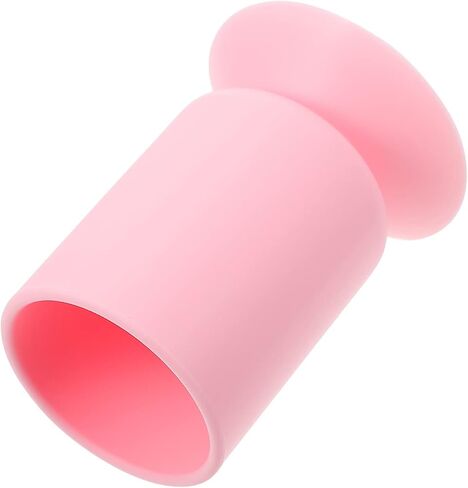 2pcs Holder Silicone Pot Glass Multi-functional Cup Desktop Office Suction Anti Brush Cosmetic Pencil Multipurpose Stand Makeup Home Stationery White Container Pen Art in Saudi Arabia