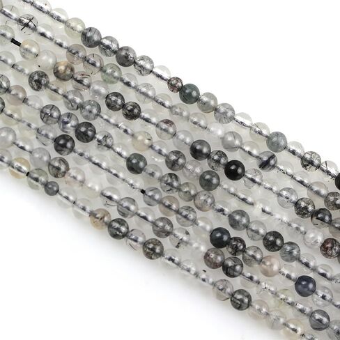 MJDCB 225pcs Natural Small Stone Beads 3mm Red Garnet Round Smooth Loose Gemstone Bead for Jewelry Making Bracelets Earrings Necklaces Accessories in Saudi Arabia