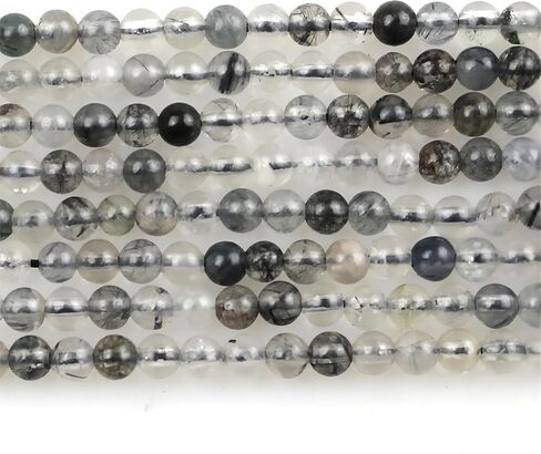MJDCB 225pcs Natural Small Stone Beads 3mm Red Garnet Round Smooth Loose Gemstone Bead for Jewelry Making Bracelets Earrings Necklaces Accessories in Saudi Arabia