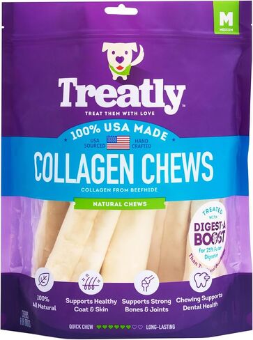 USA Collagen Wraps 6-7x1.5 Dog Chew Treats - Natural Flavor, 12 Count/1 Pack in Saudi Arabia