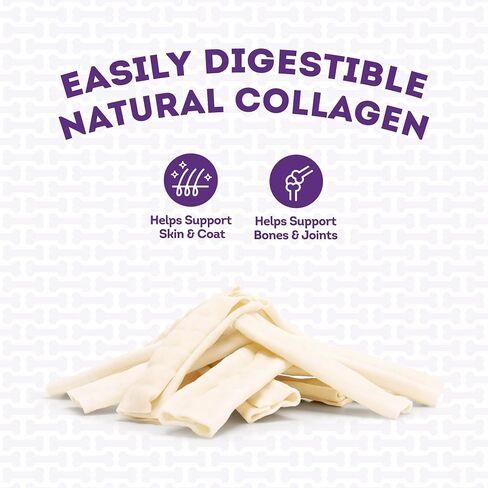 USA Collagen Wraps 6-7x1.5 Dog Chew Treats - Natural Flavor, 12 Count/1 Pack in Saudi Arabia