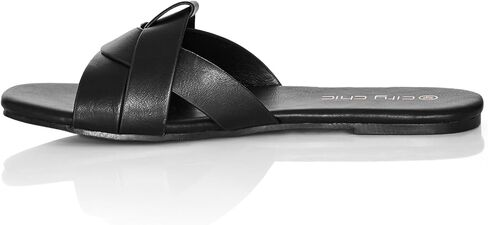 صندل نسائي من City Chic Apparel للسيدات من City Chic Wide FIT Spark Slide - - 10 in Kuwait