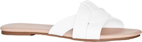 صندل نسائي من City Chic Apparel للسيدات من City Chic Wide FIT Spark Slide - - 10 in Kuwait
