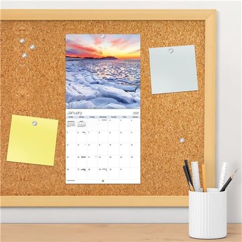 Seasons Calendar 2025 - Deluxe 2025 Changing Seasons Mini Calendar Bundle with Over 100 Calendar Stickers (Seasons Gifts, Office Supplies) in Saudi Arabia
