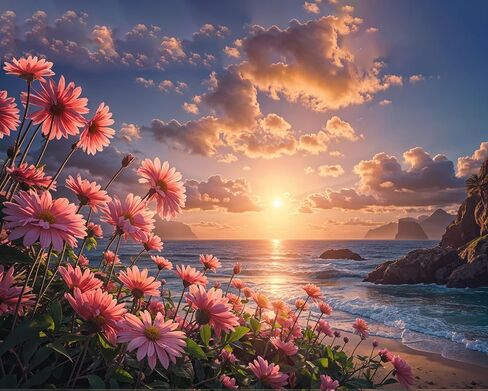 TUMOVO DIY Paint by Number for Adult, Florsit Flower Shop Paint by Numbers, Architecture Building Adult Paint by Numbers Kits on Canvas, 16X20 Inch Flowers Paint by Numbers for Adults Beginners in Saudi Arabia