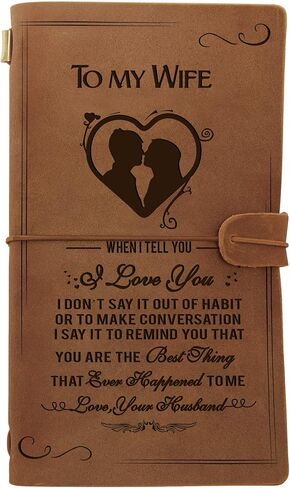 Engraved Leather Notebook To My Daughter Gifts- Hand-Crafted Genuine Leather Journal for Travel Diary Journal Sketch Book - Perfect Anniversary Christmas For Daughter From Dad Gifts in Saudi Arabia