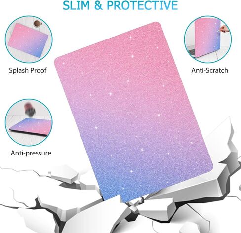 حافظة Metron لجهاز M4 MacBook Pro 14 2024 A3112 A3401 A3185 M3 A2918 A2992 M1 A2442/M2 A2779 (2021/2023)، غطاء جلدي صلب لجهاز MacBook Pro 14.2 بوصة Pro/Max، أخضر متدرج in Kuwait