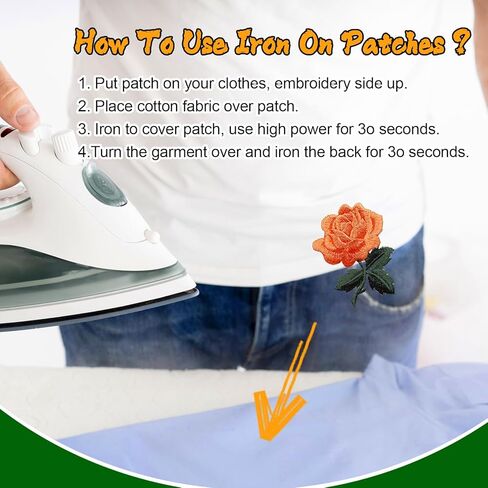 ارتفع الحديد على التصحيح الحديد على أو خياطة على بقع مثالية لحقائب الظهر الجينز والسترات والقبعات والملابس لطيف مضحك بارد يزين التصحيح in Kuwait