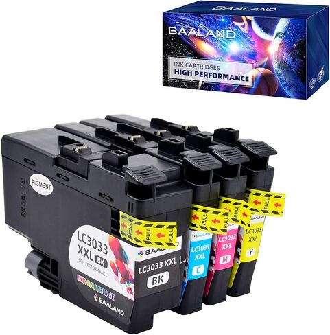 Compatible LC3033 BK/C/M/Y Ink Cartridges Super High Yield Replacement for Brother LC3033 LC3033XXL LC3035XXL Ink Work for MFC-J995DW MFC-J995DWXL MFC-J815DW MFC-J805DW MFC-J805DWXL Printer in Saudi Arabia