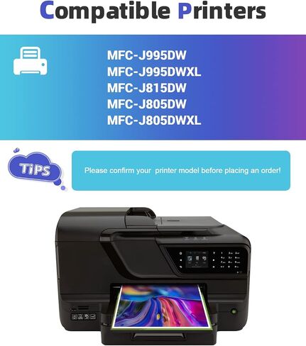 Compatible LC3033 BK/C/M/Y Ink Cartridges Super High Yield Replacement for Brother LC3033 LC3033XXL LC3035XXL Ink Work for MFC-J995DW MFC-J995DWXL MFC-J815DW MFC-J805DW MFC-J805DWXL Printer in Saudi Arabia