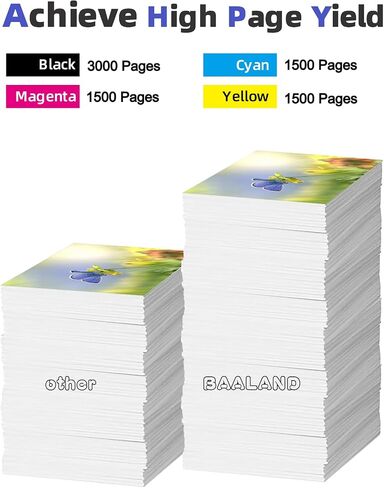 Compatible LC3033 BK/C/M/Y Ink Cartridges Super High Yield Replacement for Brother LC3033 LC3033XXL LC3035XXL Ink Work for MFC-J995DW MFC-J995DWXL MFC-J815DW MFC-J805DW MFC-J805DWXL Printer in Saudi Arabia