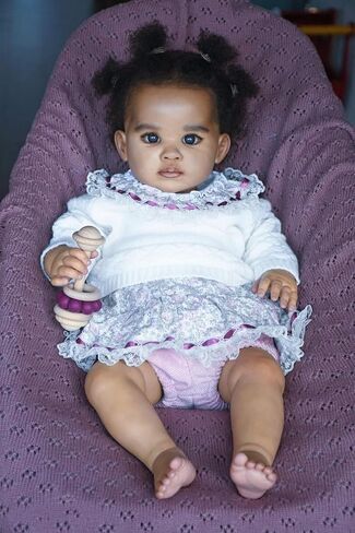 Anano Lifelike Baby Dolls Silicone 19 Inch Realistic Reborn Baby Dolls That Look Real Newborn Sleeping Life Like Baby Size Alive Doll New Born Floppy Baby Doll Toy for Kids in Saudi Arabia