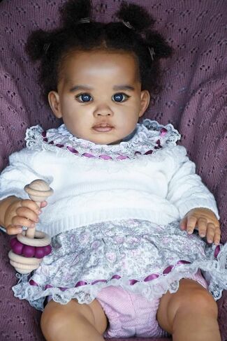 Anano Lifelike Baby Dolls Silicone 19 Inch Realistic Reborn Baby Dolls That Look Real Newborn Sleeping Life Like Baby Size Alive Doll New Born Floppy Baby Doll Toy for Kids in Saudi Arabia