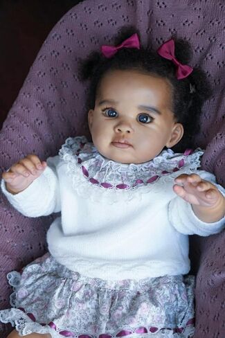 Anano Lifelike Baby Dolls Silicone 19 Inch Realistic Reborn Baby Dolls That Look Real Newborn Sleeping Life Like Baby Size Alive Doll New Born Floppy Baby Doll Toy for Kids in Saudi Arabia