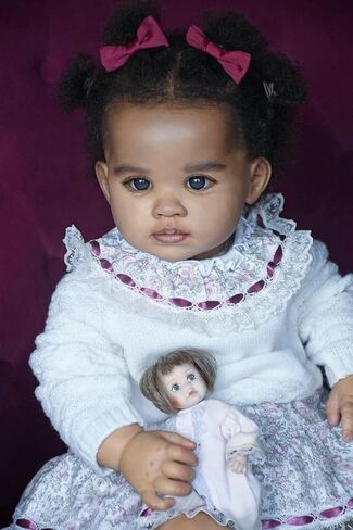 Anano Lifelike Baby Dolls Silicone 19 Inch Realistic Reborn Baby Dolls That Look Real Newborn Sleeping Life Like Baby Size Alive Doll New Born Floppy Baby Doll Toy for Kids in Saudi Arabia