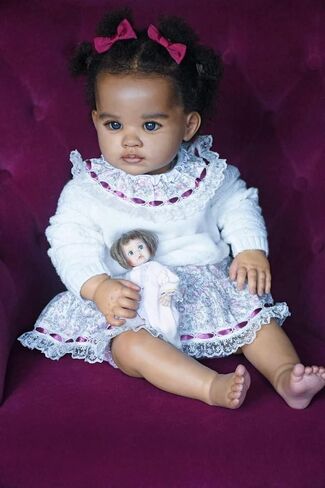 Anano Lifelike Baby Dolls Silicone 19 Inch Realistic Reborn Baby Dolls That Look Real Newborn Sleeping Life Like Baby Size Alive Doll New Born Floppy Baby Doll Toy for Kids in Saudi Arabia