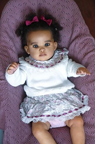 Anano Lifelike Baby Dolls Silicone 19 Inch Realistic Reborn Baby Dolls That Look Real Newborn Sleeping Life Like Baby Size Alive Doll New Born Floppy Baby Doll Toy for Kids in Saudi Arabia