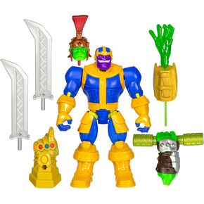 Avengers Marvel MixMashers Thanos Custom Mix-and-Match Deluxe Action Figure & Accessories, 5-Inch-Scale Super Hero Toys for Kids Ages 4+
