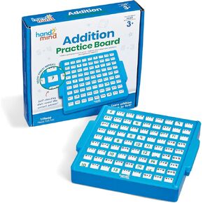 hand2mind Addition Practice Board, Math Facts Games, Number Games, Math Manipulatives Kindergarten, Educational Toys, Kids Learning Toys, Math Centers for Classroom, Preschool Learning Activities