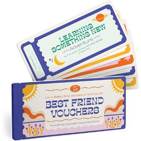 Em & Friends Best Friend Vouchers, BFF Gift Coupons, Book of 15 Perforated Vouchers