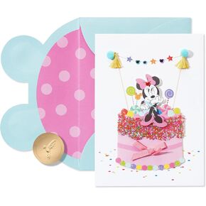 Papyrus Minnie Mouse Birthday Card (Happy Wishes)