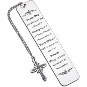 Easter Basket for Teen Girls Baptism Gifts Religious Bookmarks for Women Catholic Gifts for Teens Teenagers Girls Boys Christian Bible Verse Confirmation Gifts First Communion Gifts for Kids Easter