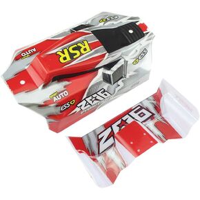 KingVal Replacement RC Car Shell Cover RC Spare Parts Compatible with WLtoys 144001 1/14 4WD RC Car (Red)