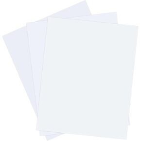 Custom Shop 8" x 10" Airbrush Stencil Blanks (Pack of 3 Sheets) - Make, Cut Your Own Stencil Designs - Thick Reusable Mylar Templates