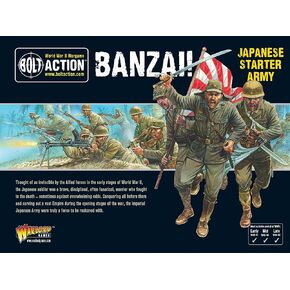 Bolt Action Banzai! 1,000PT Imperial Japanese Army Starter Army, 28mm Wargaming Miniatures