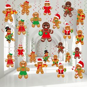 Namalu 54 Pcs Candy Hanging Swirls Decorations Candy Themed Party Decorations Candy Cane Hanging Ceiling Swirl Colorful Lollipop Swirl Ornaments for Baby Shower Birthday Party Supplies Home Decor