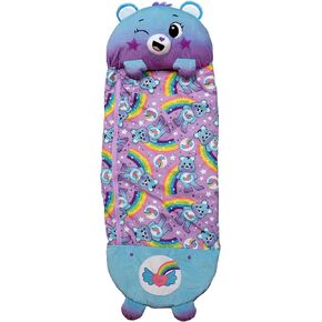 Happy Nappers: Care Bears Sleep Sack Medium - Dream Bright Bear - 54 x 20, 2-in-1: Plush Character Opens Into Sleeping Bag, Soft Play Animal, Kids 3+