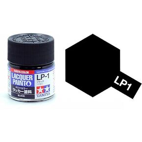 TAMIYA Lacquer Paint LP-1 Black 10 ML TAM82101 Lacquer Primers & Paints