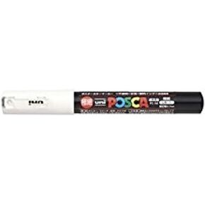 Uni Posca Extra Fine Marker -White -PC1M.1/Total 3Pen Set