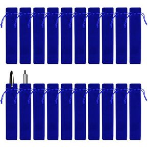 20 قطعة من حقيبة القلم المخملية، حقيبة أقلام، حقيبة هدايا، حامل قلم واحد، غلاف تغليف للمدرسة، المكتب، هدية الأعمال (القهوة) in Kuwait