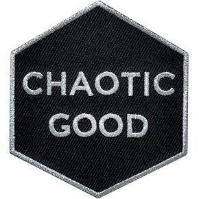 Pinsanity Chaotic Good Iron-On Embroidered Patch