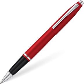 Cross Calais Refillable Gel Ink Rollerball Pen, Medium Rollerball, Includes Premium Gift Box - Matte Metallic Crimson