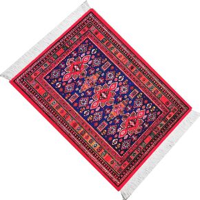 Computer Carpet Mouse Pad | Oriental Style Rug Mouse Mat Rug Mouse Pad Turkish Style Carpet Mousepad for Computer, Laptop, Office, Home (B)