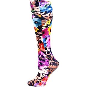 Celeste Stein Therapeutic Compression Socks, White Bellagio, 15-20 mmHg, Moderate