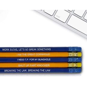 Fresh Prints of CT Beavis and Butthead - Inspirational Pencils Engraved With Funny And Motivational Sayings For School And The Office