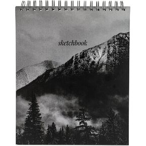 Hello, Artist! Black Mountains Sketchbook, White Paper