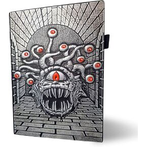Power Beast Dungeon, Embossed Beholder Journal Notebook, D&D, Dungeons and Dragons Gifts, DND Notebook Accessories, Journal for Writing, Fantasy, Diary Planner Travel Notebooks, A5.