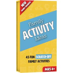 Family Activity Ideas | 45 Creative Scratch-Off Experiences for Families to Enjoy | QR Code on Each Card for More Adventurous and Fun Ideas | Family Game Night Done Differently