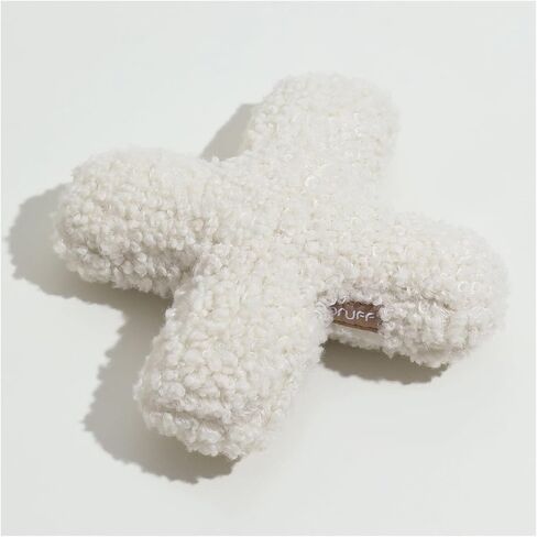 Modern Minimalist Dog Toy Hugs Boucle Plush Toy with Squeaker in Saudi Arabia