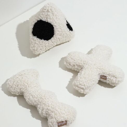 Modern Minimalist Dog Toy Hugs Boucle Plush Toy with Squeaker in Saudi Arabia